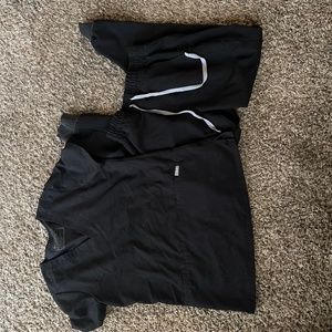 XS Black FIGS scrubs